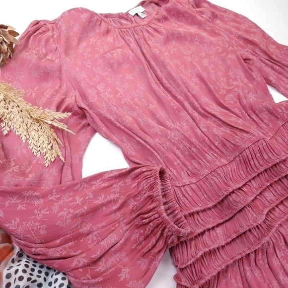 Current Air Anthropologie Pink Dress Sz L - Picture 4 of 13